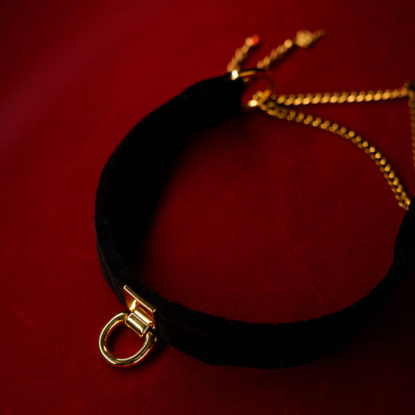 蛇の奥様ベルベットチョーカー