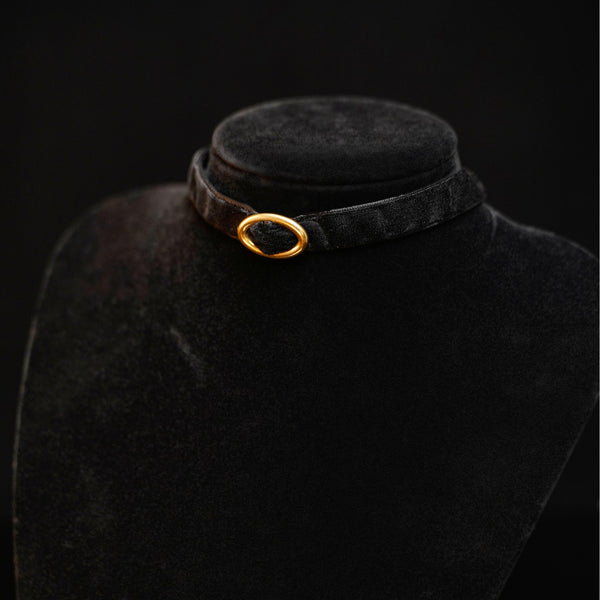 Collier ras du cou en velours Eternal Bond