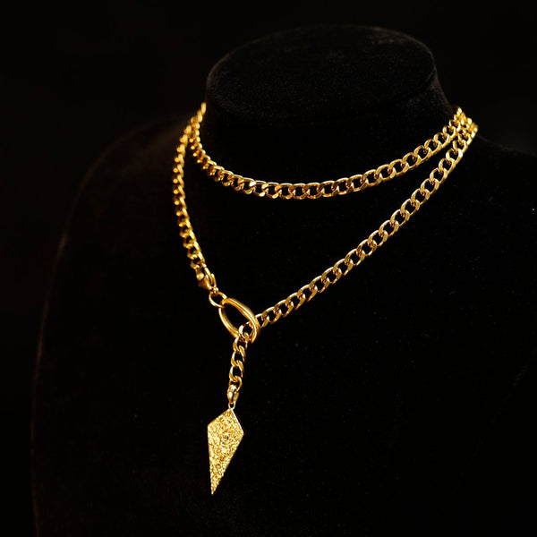 Golden Knight’s Shield Slip Chain