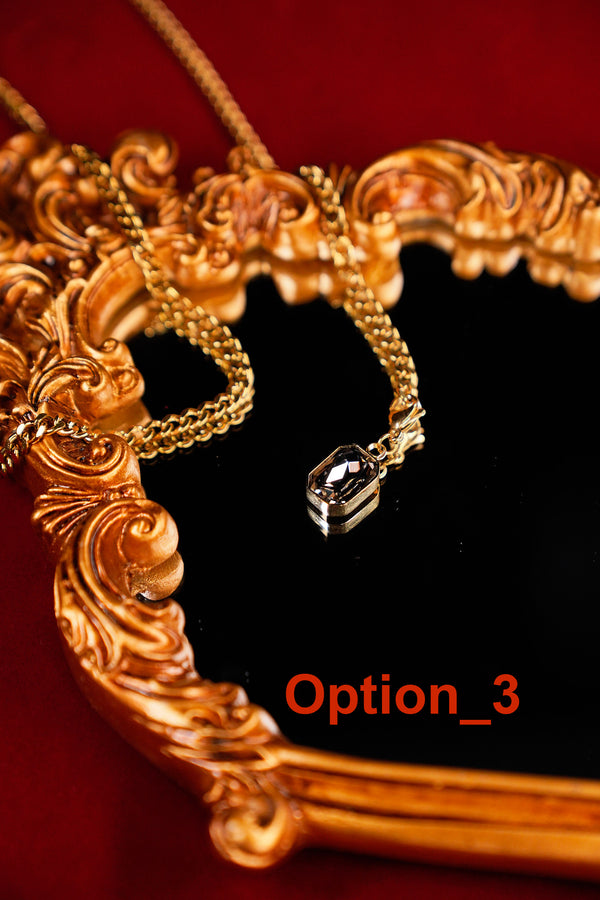 GEMME LILAS<br>Réglable · Argent