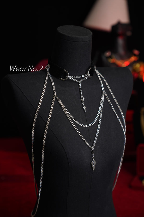 Gioielli per il corpo in argento Moonveil