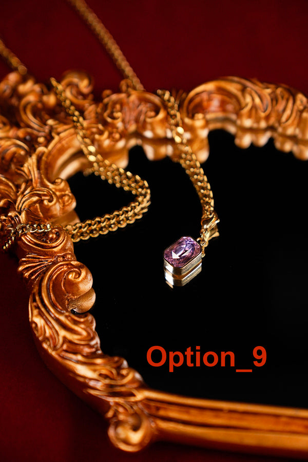 GEMME LILAS<br>Réglable · Argent