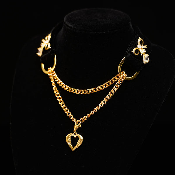 Noir Bow Velvet Choker