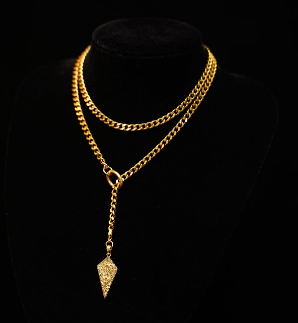 Golden Knight’s Shield Slip Chain