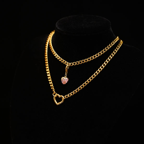 Twin Blush Slip Chain