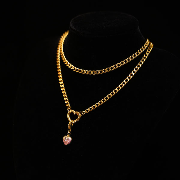 Twin Blush Slip Chain