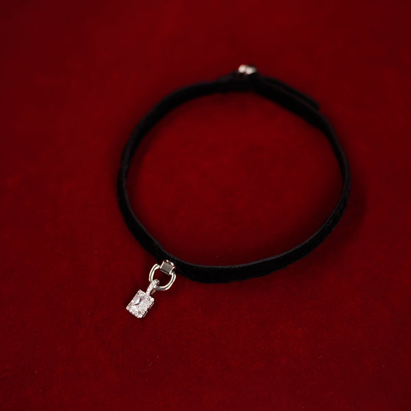 クリスタルベルベットチョーカー