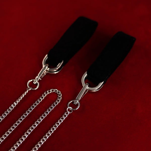 Saphir-Drift-Samt-Halsband