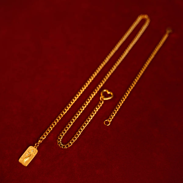 Vintage Flora Couple Choker