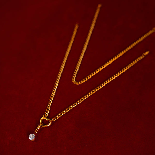 Twin Pearl Slip Chain