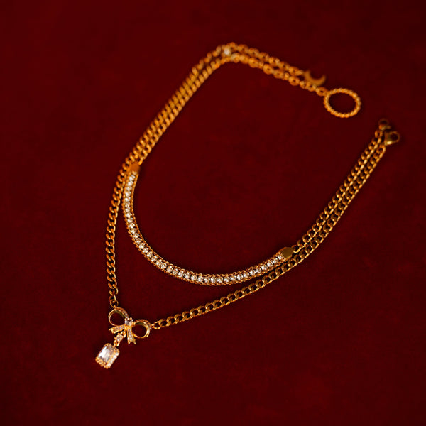 Dazzle Convertible Choker-Bracelet
