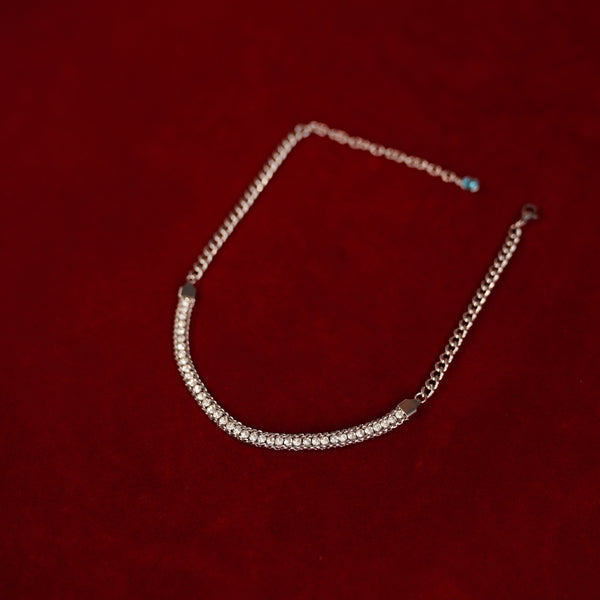 Silver Dazzle Choker