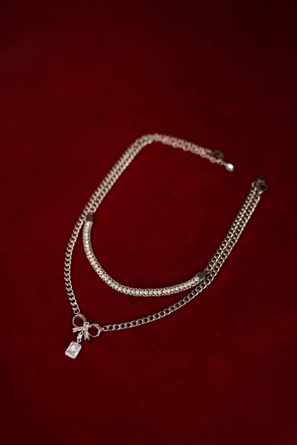 Silver Dazzle Choker
