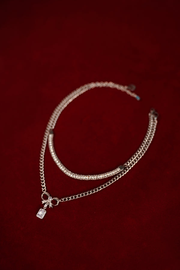 Silver Dazzle Choker