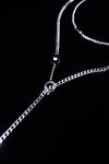 Central ring and lariat chain detail