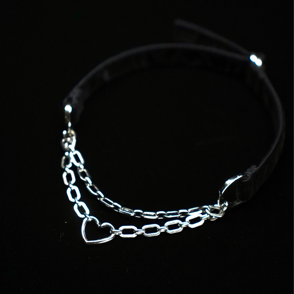 Double-Layered Tie-On Choker