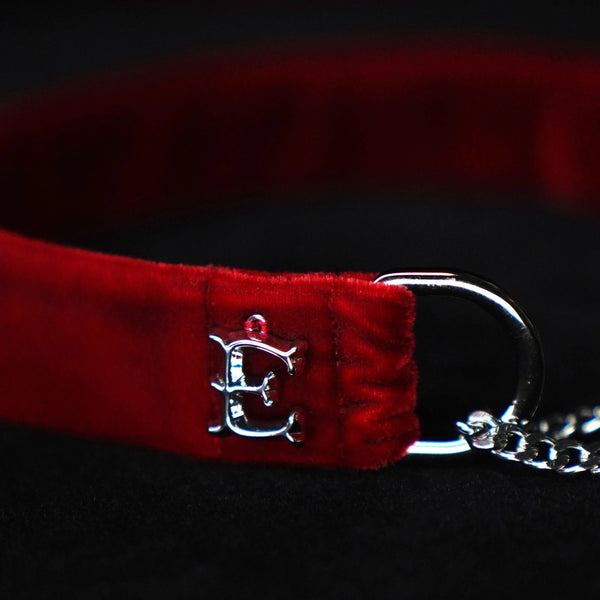 Custom Letter Velvet Choker