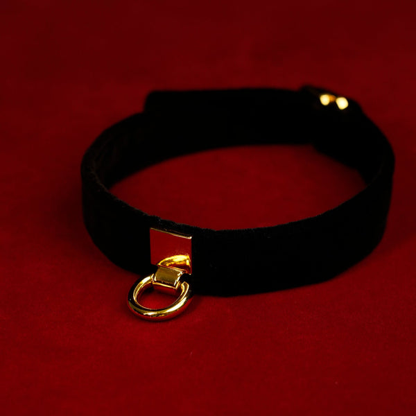 Wide Strap Velvet Choker