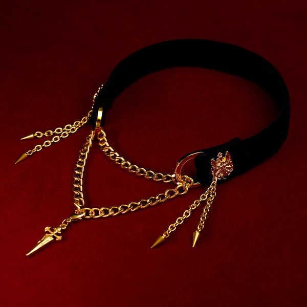 キングの永遠の刃ベルベットチョーカー