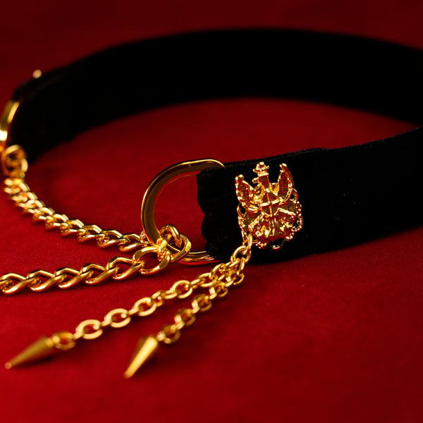 キングの永遠の刃ベルベットチョーカー