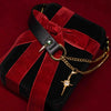 EMERALD EDGE — Goldfarbenes Lammleder-Choker