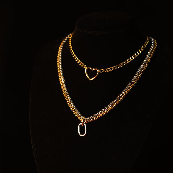 グリッドライン ツインチェーンチョーカー