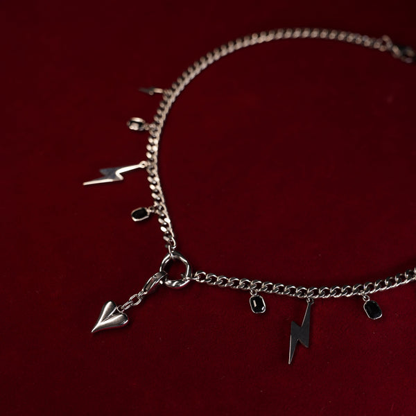 Silbernes Signal-Halsband