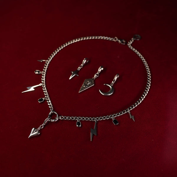 Silbernes Signal-Halsband