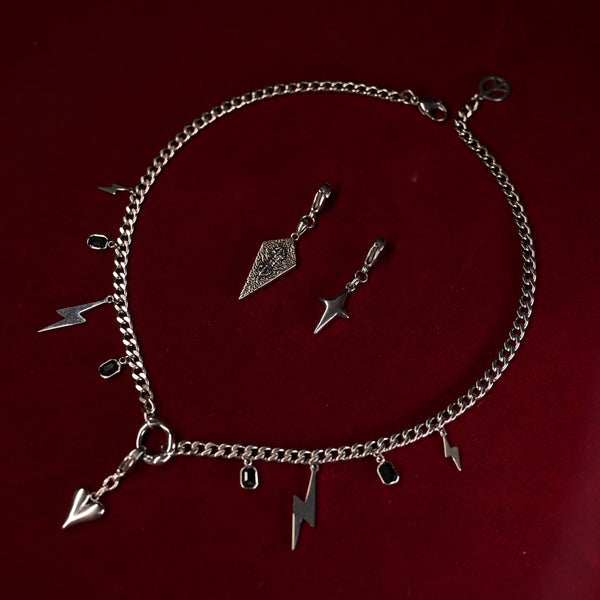 Silbernes Signal-Halsband