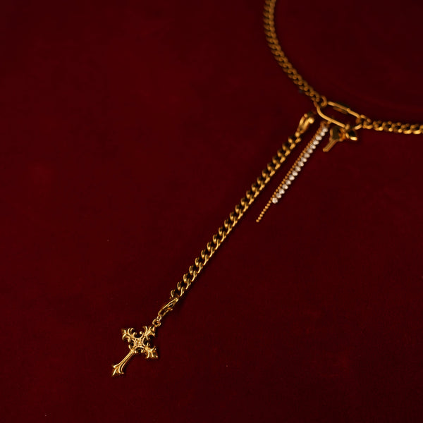 ゴールデンモジュラーチェーンチョーカー