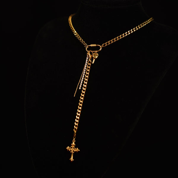 ゴールデンモジュラーチェーンチョーカー