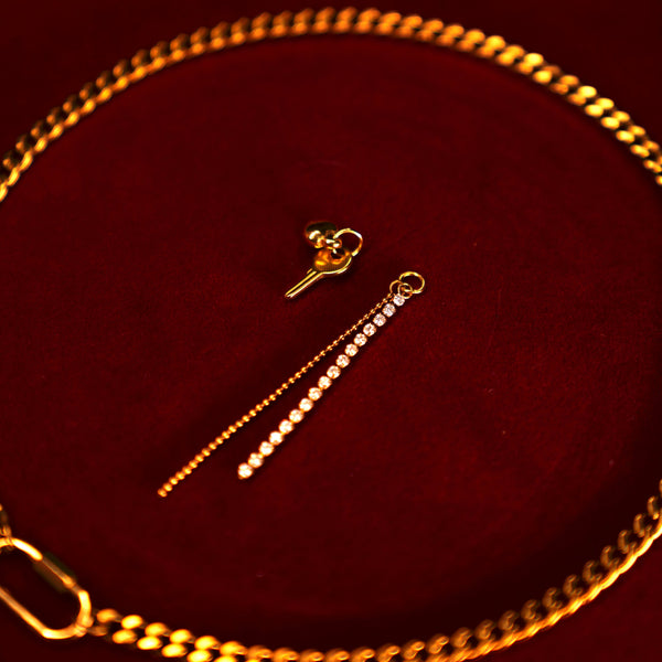 ゴールデンモジュラーチェーンチョーカー