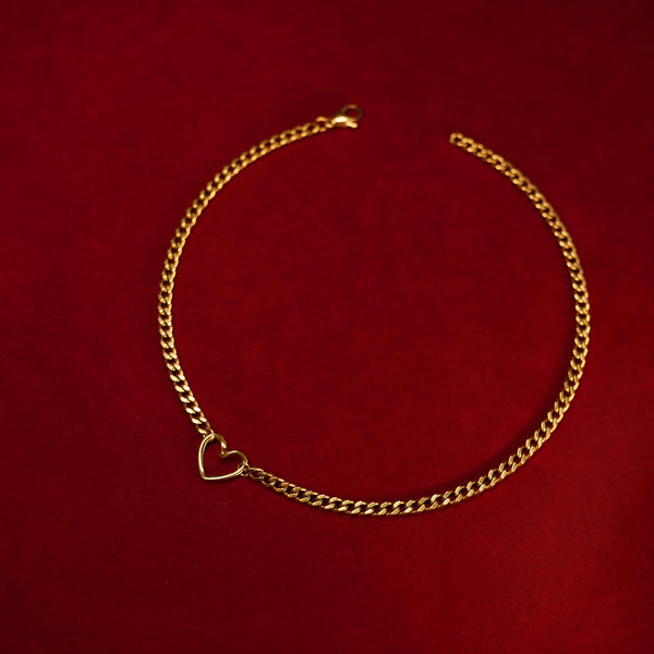 中空ハートチョーカー