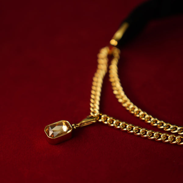 アンバーライン ベルベットチョーカー