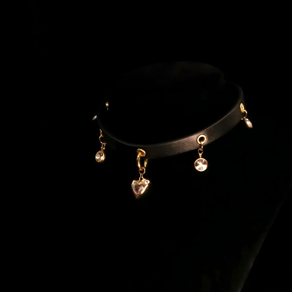 Punk Pact Couple's Spiked Leather Choker