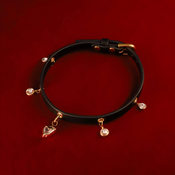 Punk Pact Couple's Spiked Leather Choker