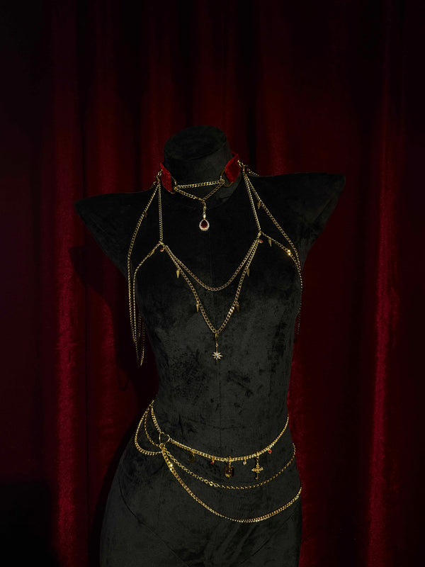 BLOOD ROSE<br>Velvet · Body Jewel