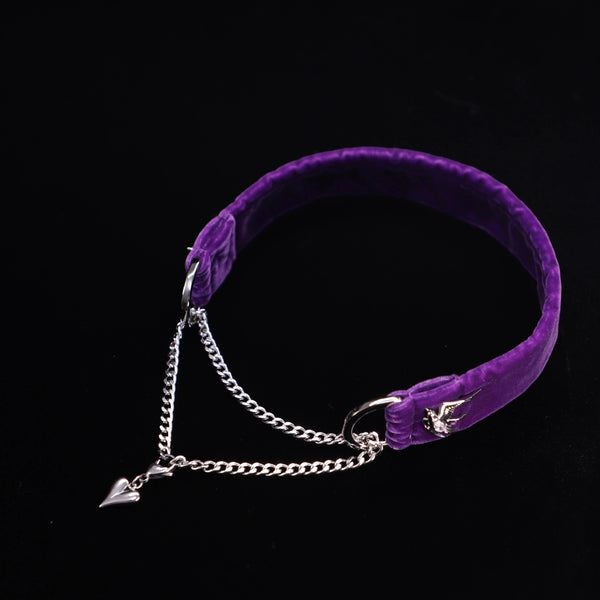 Krampus' Cursed Velvet Choker
