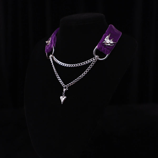 Krampus' Cursed Velvet Choker