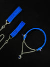 BLUE MOON BOW velvet choker and cuffs complete set
