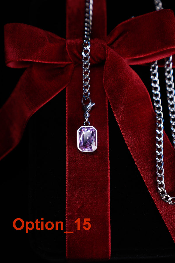 GEMME LILAS<br>Réglable · Argent
