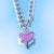 Luminous Silver UV Beaded Bracelet