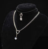 Velvet Crystal Silhouette Choker