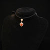 Velvet Regal Heart Choker