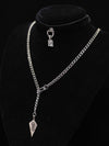 Knight’s Shield Slip Chain Choker – Silver Edition