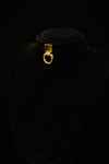 Samt-Halsband mit breitem Riemen 