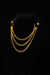 Golden Reverie Velvet Choker