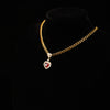 Golden Heartbeat Love Necklace