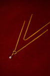 Twin Pearl Slip Chain Choker