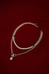 Silver Dazzle Crystal Collar Necklace